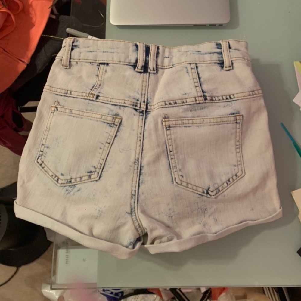 Light Wash Jean Shorts